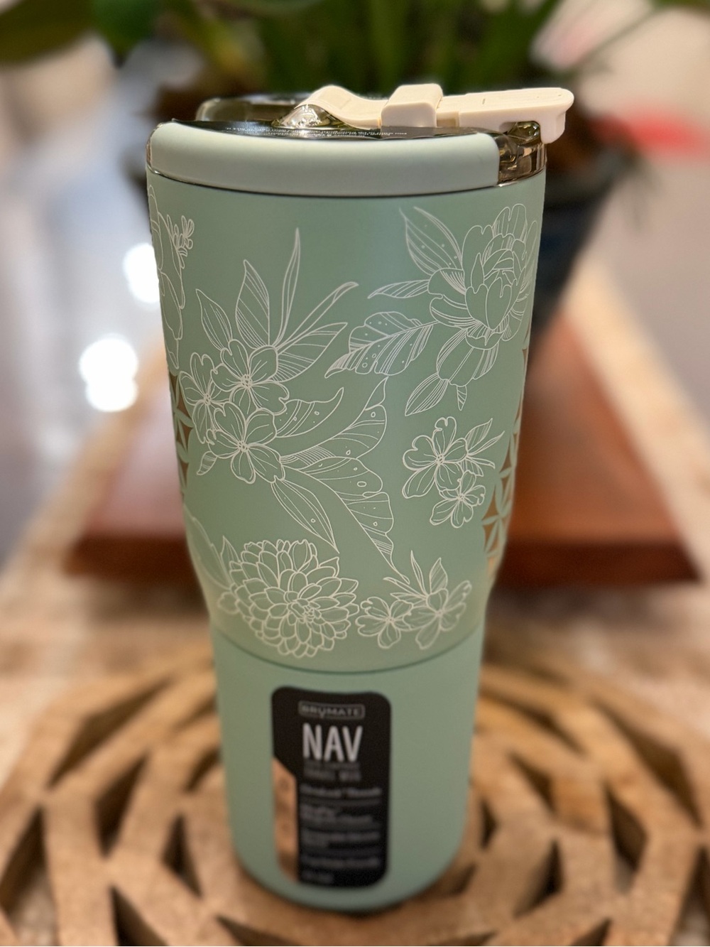 BrüMate NAV 25 oz Travel Mug – Golden Bloom | NEW with Tags | Leakproof